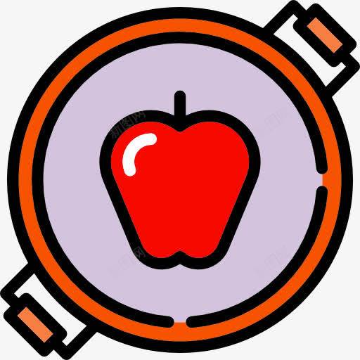 苹果图标 页面网页 平面电商 创意素材 有机食品素材