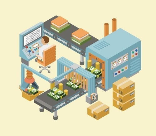 卡通工厂矢量图片素材