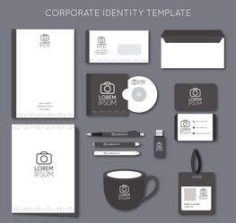 简约时尚大气VI模板 提升企业形象的设计利器