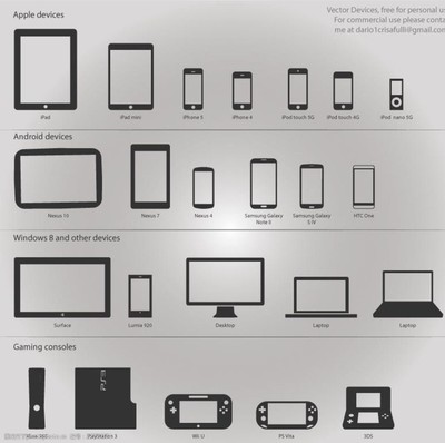 苹果系列产品矢量素材全解析