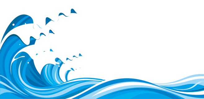 中国风海浪波纹与祥云素材 传统文化元素的现代设计应用